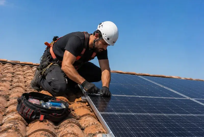 Maintenance et monitoring de panneaux solaires à Villamblard