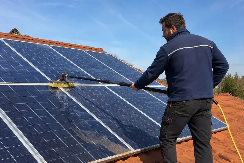 Nettoyage et entretien de panneaux solaires à Villamblard